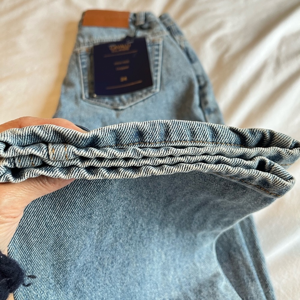 NWT Cavalli Class High Rise Cropped Straight Leg Jeans Sz 24 Y2K Retro Designer - Picture 8 of 16